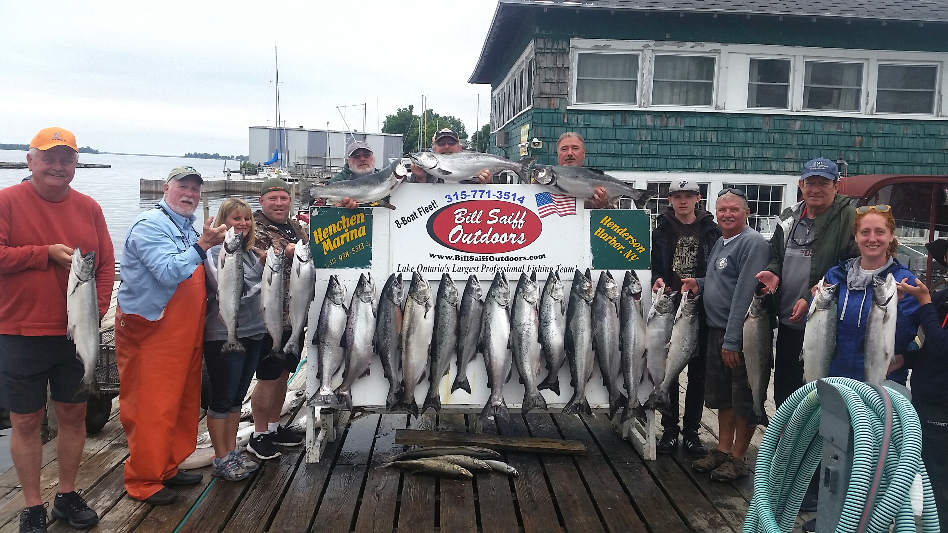 Salmon Fishing - The Best we have ever seen!!! - Bill Saiff Outdoors